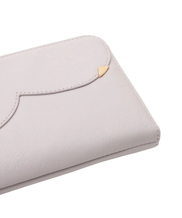 LANVIN en Bleu デクール 薄マチLファスナー長財布 ライトピンク