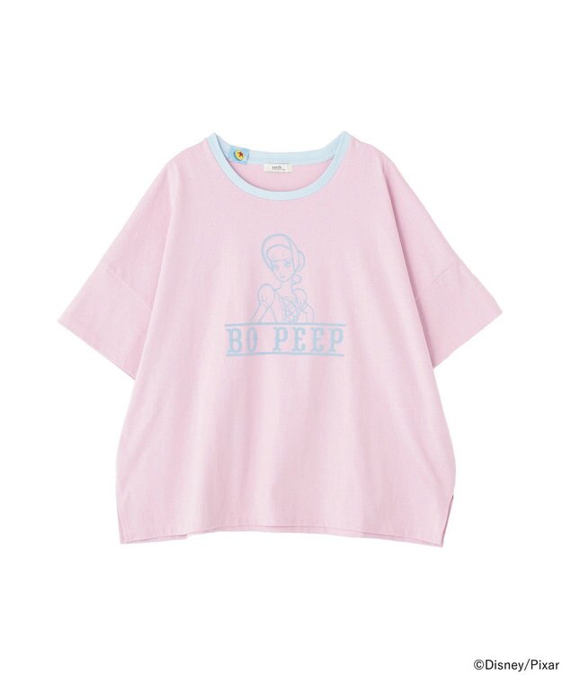 earth music&ecology 【予約】リンガーTシャツ/TOY STORY ピンク