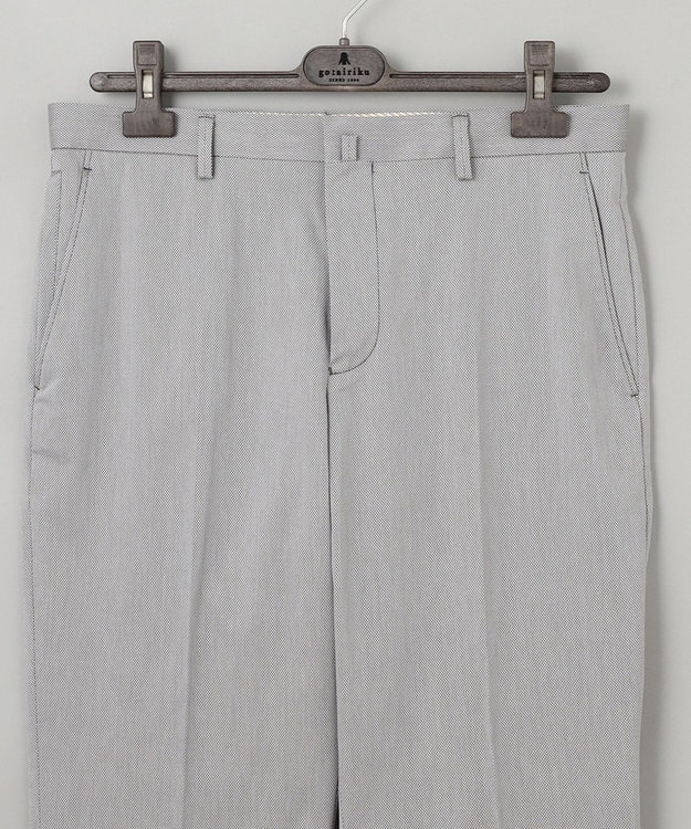 GOTAIRIKU ウエストアジャスター/折り目加工/吸汗速乾/洗える【ビジネス対応】クールマックスパンツ（24年モデル） ライトグレー系