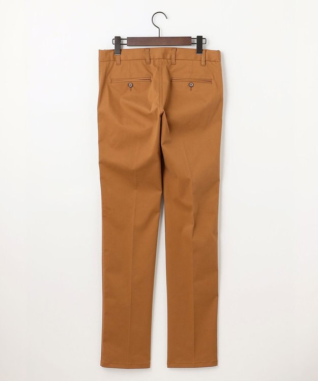 JOSEPH ABBOUD 【キングサイズ・ウェストも伸びる！/JAPANファブリック/ストレッチ】ハイパワーサテンストレッチ パンツ キャメル系