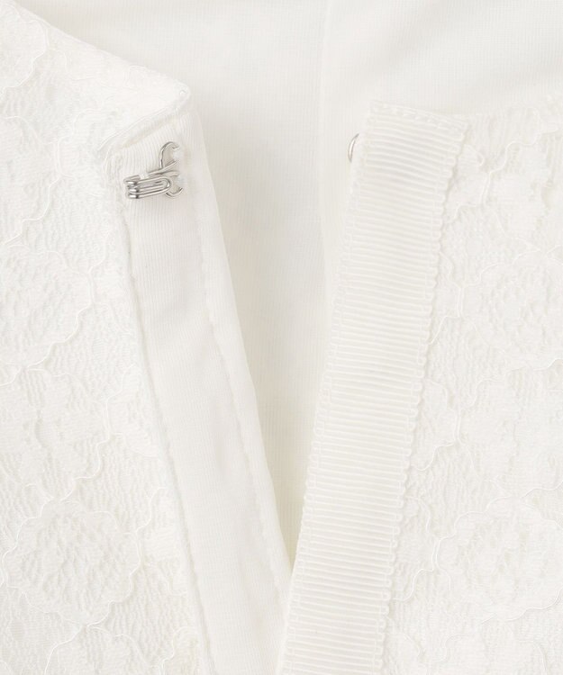 組曲 KIDS 【150-170㎝】レーシージャケット＆ワンピース セット ネイビー系