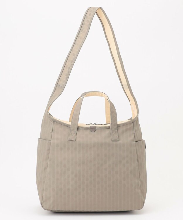 Y'SACCS 小西真奈美×Y'SACCS　Polka Dots ハンドル付きアクティブショルダーバッグ グレージュ