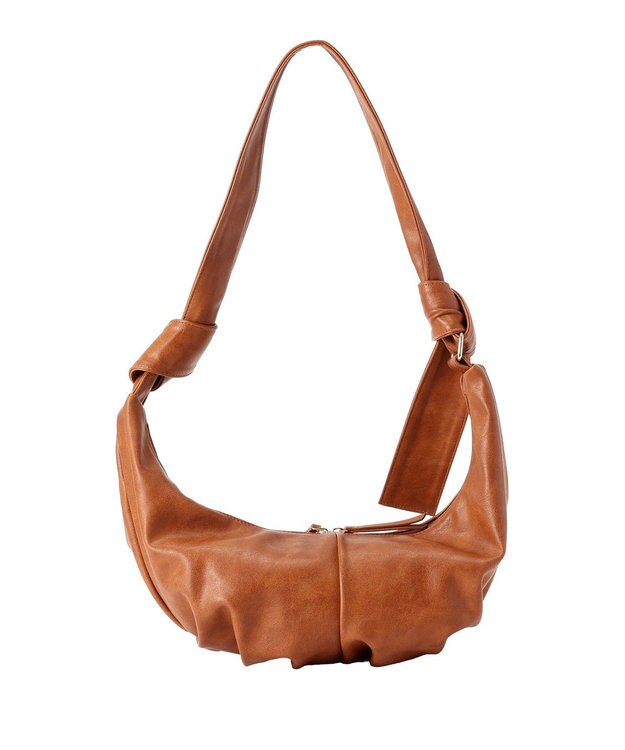 Green Parks バンドハンドルクロワッサンバック Camel