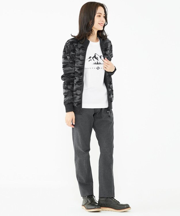 JOSEPH ABBOUD MOUNTAIN 【UNISEX】SHAPE＿２WAYストレッチ パンツ グレー系