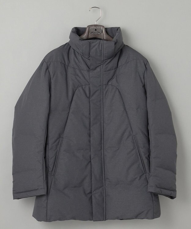 GOTAIRIKU 【仕事で着用可】MINOTECH メランジラミネート ダウンコート(23年モデル) グレー系