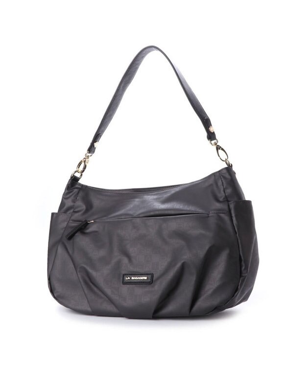 LA BAGAGERIE MONOGRAMME 2wayショルダーバッグ ガンメタリック