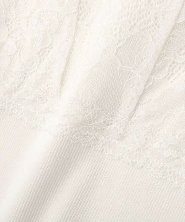 earth music&ecology 前後２ＷＡＹレースタンクトップ Ivory