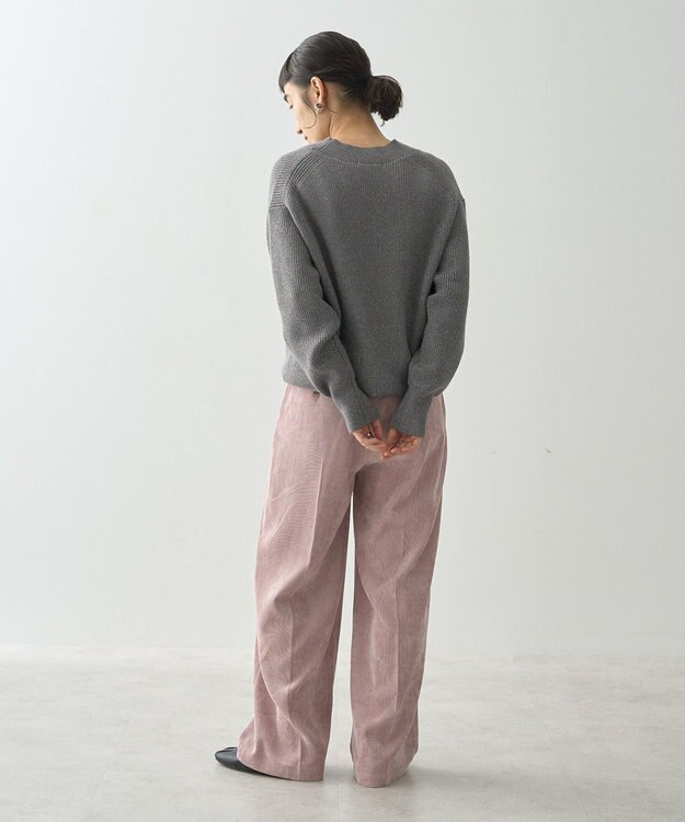 AMERICAN HOLIC コーデュロイタックワイドパンツ Pink