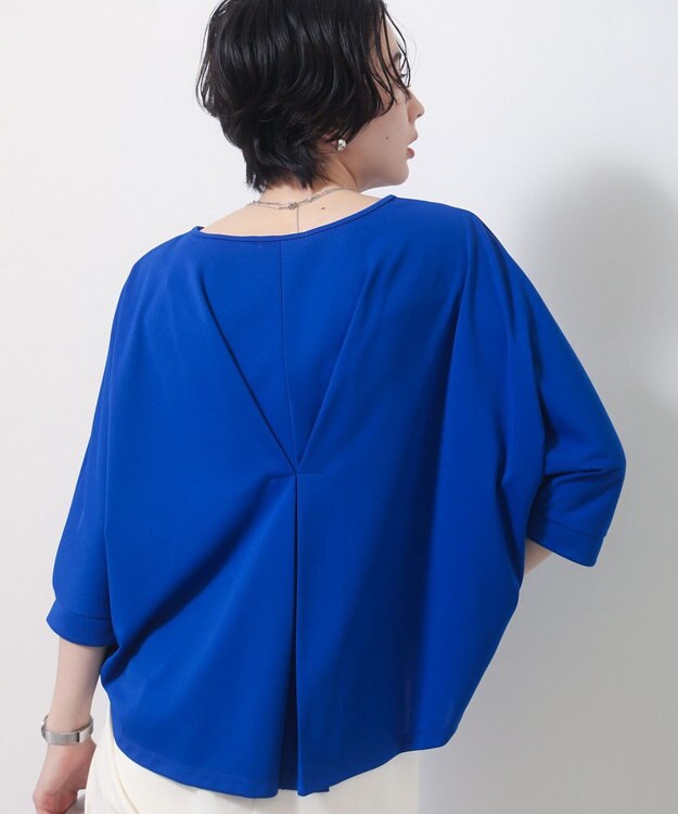 Green Parks 【優秀ブラウス】マルチ機能バックデザインブラウス Blue