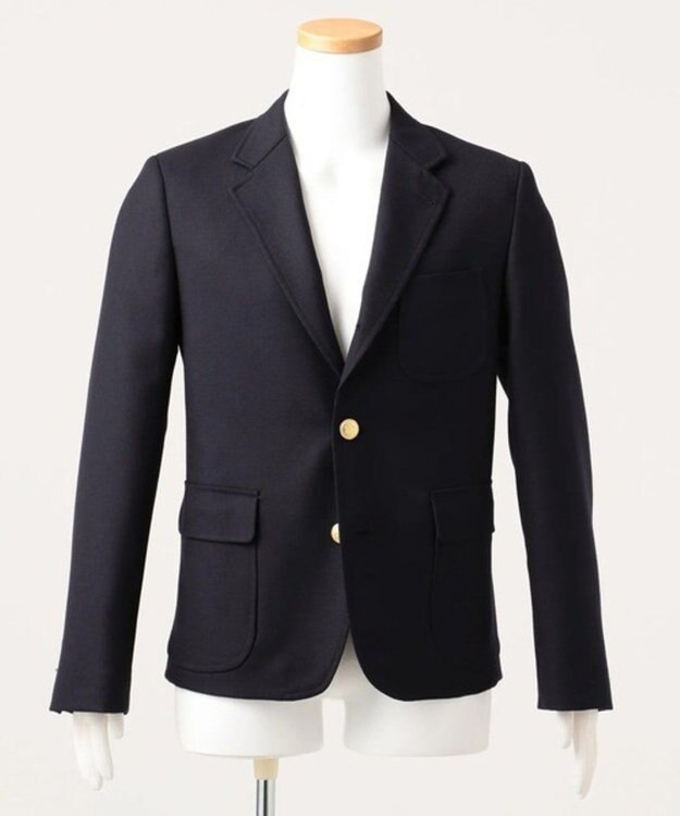 J.PRESS KIDS 【140-170cm】ウールサージ ブレザー ネイビー系