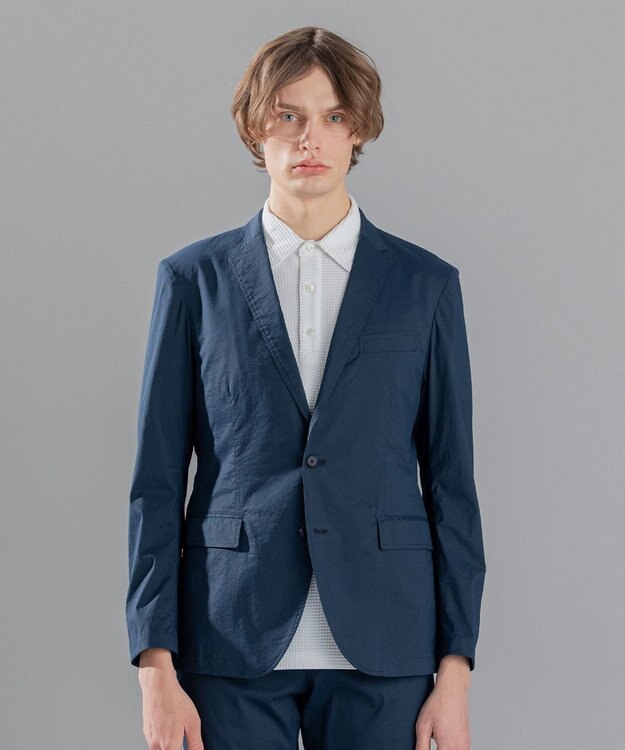 JOSEPH HOMME スーパーストレッチウェザー　ジャケット ネイビー系