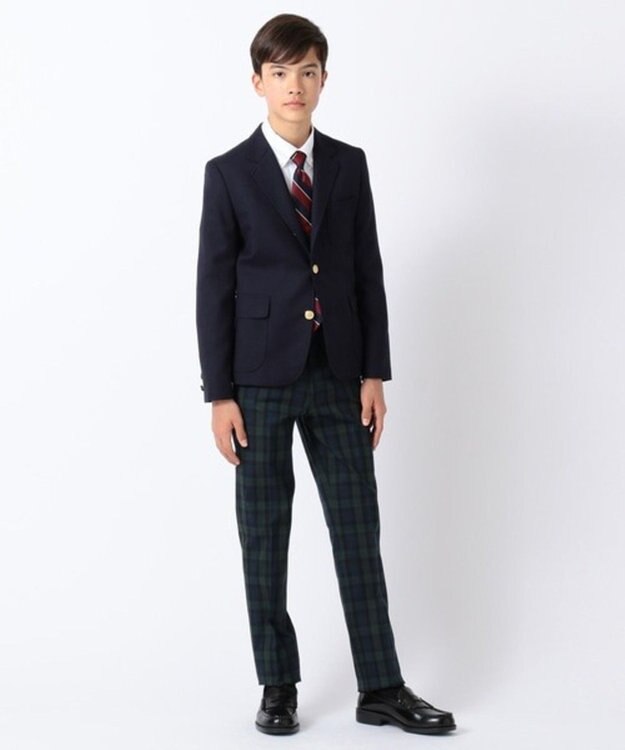 J.PRESS KIDS 【140-170cm】ウールサージ ブレザー ネイビー系
