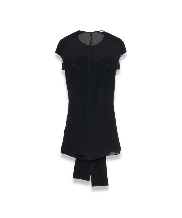 JOSEPH クレープドソワ　ブラウス　KNIZA Black