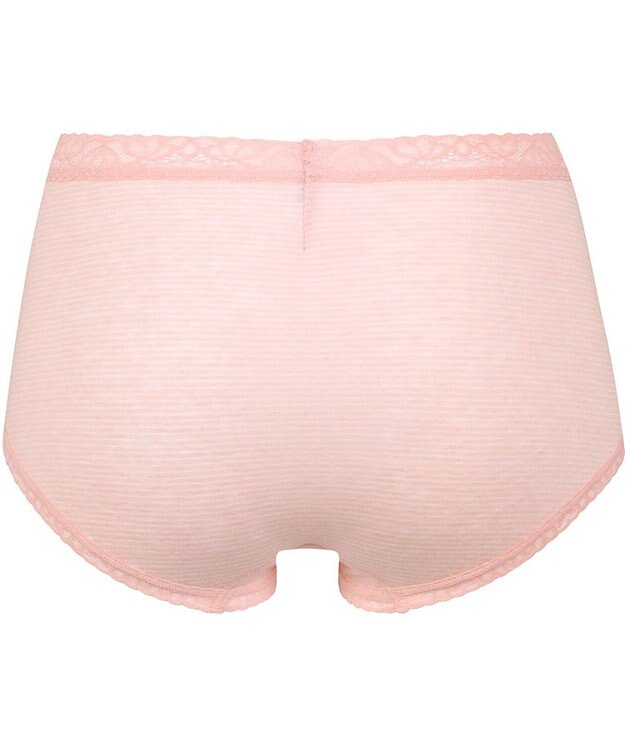 Wing ショーツ 綿混素材(身生地) やさしい肌あたり ここちよいフィット感 【デイリーフィット やわらかコットン】 はきこみ丈ふかめ EC3500 ウイング／ワコール ストロベリー