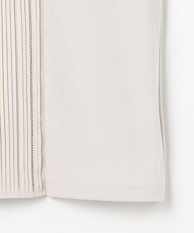 J.PRESS LADIES L プレーティングジャージー カットソー グレージュ系