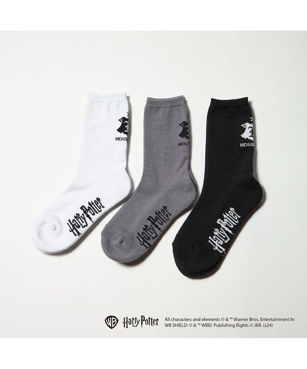 ing <ing>【ハリー・ポッターコラボレーション】エンブレムデザインソックス ブラック