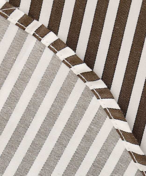 JOSEPH ABBOUD オーガニックコットンロンドンストライプ シャツ ブラウン系1