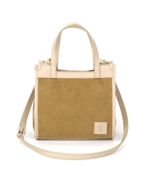 Regalo Felice 【水に強いスエード調素材 / 2way】ショルダー / REGALO CA(キャメル×ベージュ)