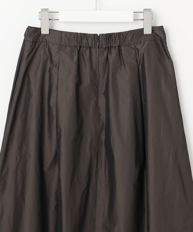 J.PRESS LADIES L ハイマルチタフタ フレアスカート ブラウン系