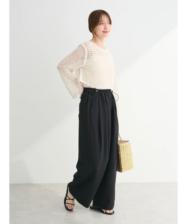 Green Parks ・ＳＵＧＡＲ　ＳＰＯＯＮ　クロシェロングスリーブ Ivory