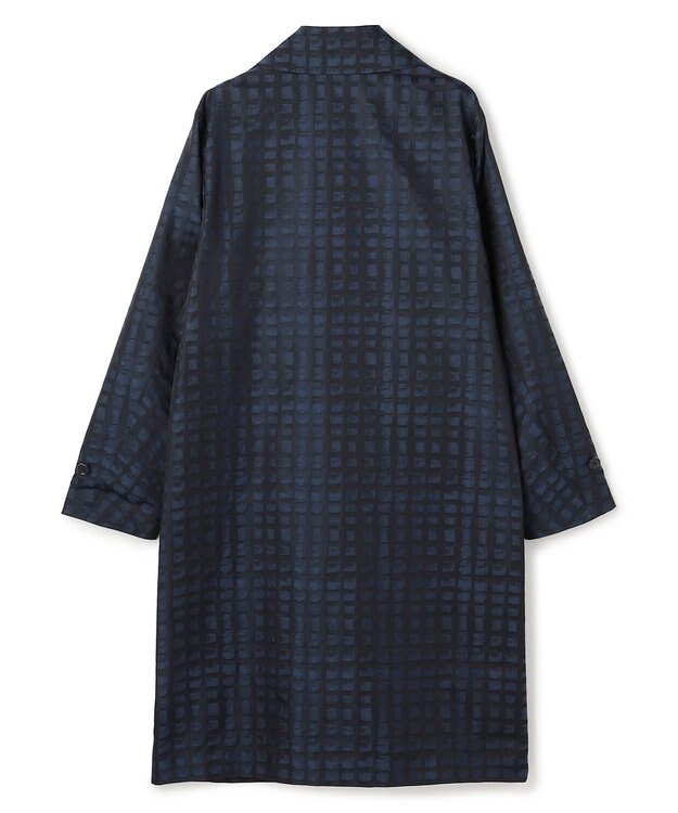 JOSEPH HOMME 【HIGH GRADE LINE】ドローイングプレイド ダブルブレストコート ネイビー系3