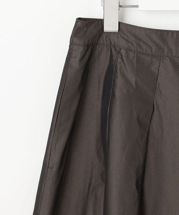 J.PRESS LADIES L ハイマルチタフタ フレアスカート ブラウン系