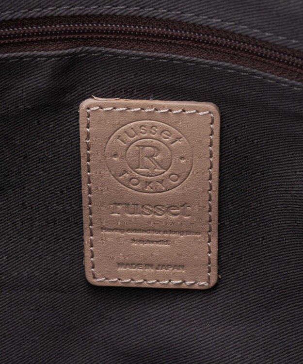 russet ＜390g/撥水性あり＞天ファスナー付きコーデュラナイロントートバッグ(CE-1560) Gray