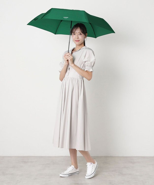 MOONBAT MACKINTOSH PHILOSOPHY(マッキントッシュ フィロソフィー) Birbrella AUTO-JUMP 無地 バーブレラ 自動開閉 雨傘 折りたたみ傘 ダークグリーン