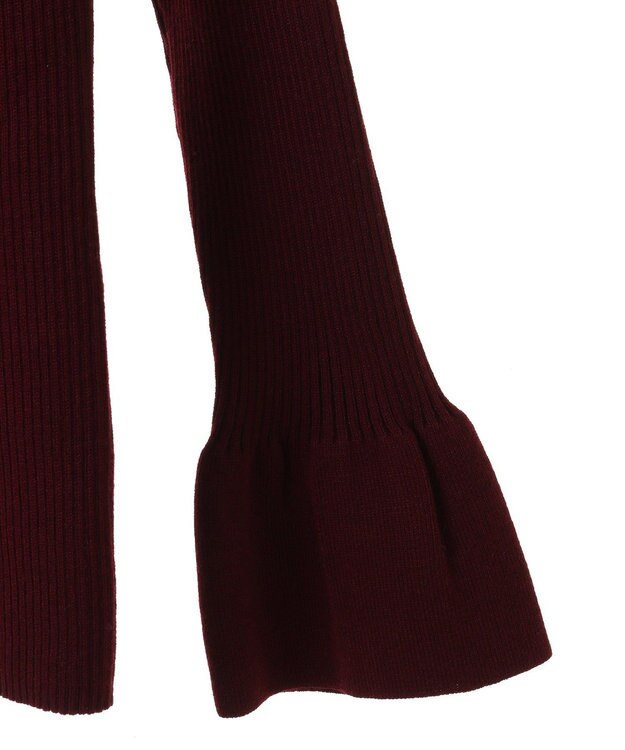 earth music&ecology ２Ｗａｙオフショルニットプルオーバー Red