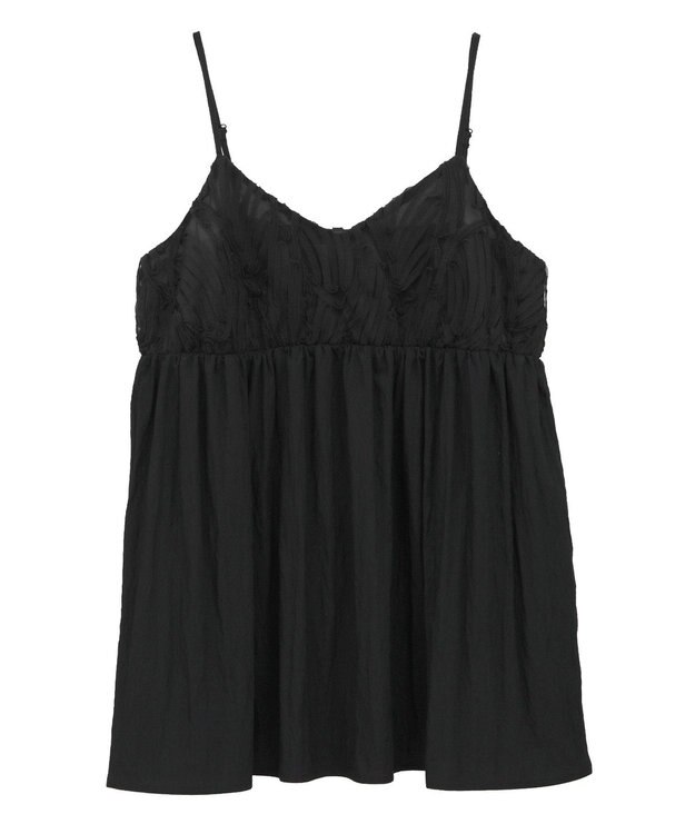 Green Parks テープ刺繍ビスチェ Ivory