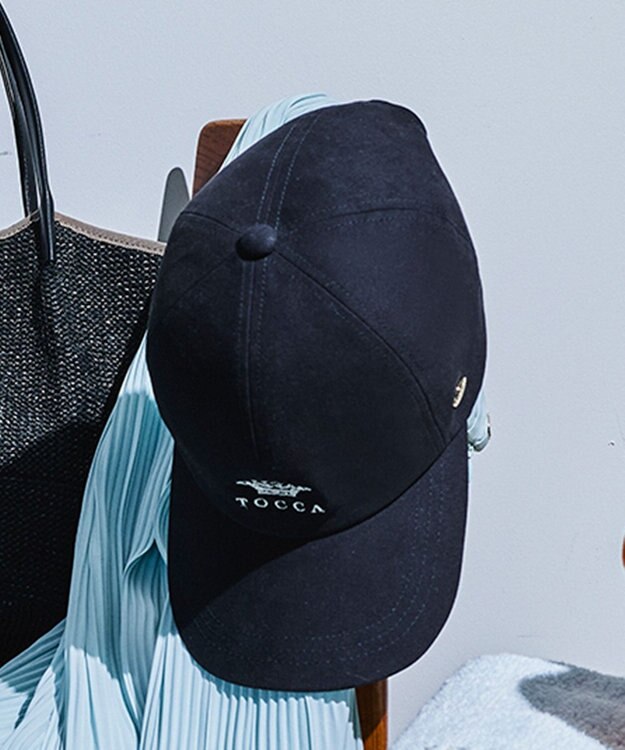 TOCCA 【サイズ調整可・深め】CROWN LOGO CAP キャップ ブラック系