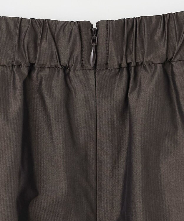 J.PRESS LADIES L ハイマルチタフタ フレアスカート ブラウン系