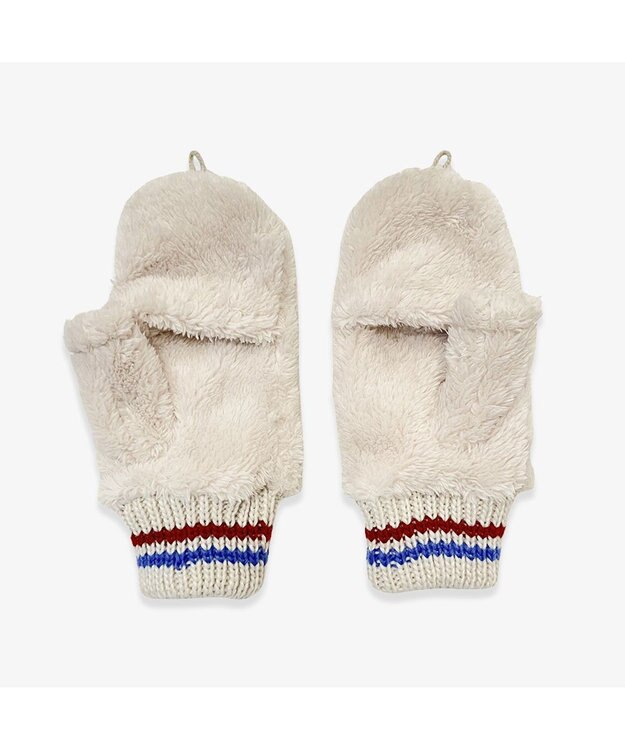 林八百吉商店 Champion　ボアフィンガーレスフードグローブ アイボリー