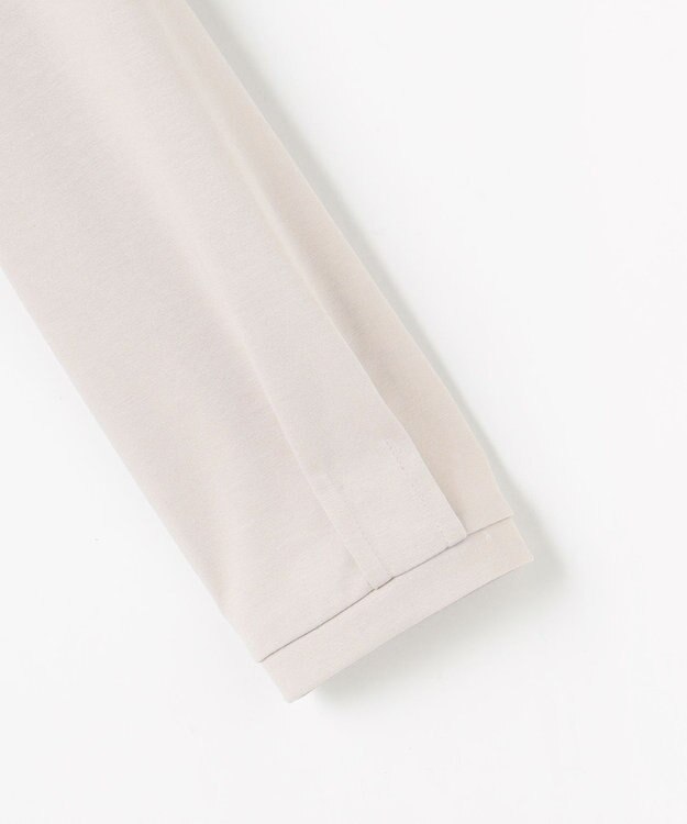 J.PRESS LADIES L プレーティングジャージー カットソー グレージュ系