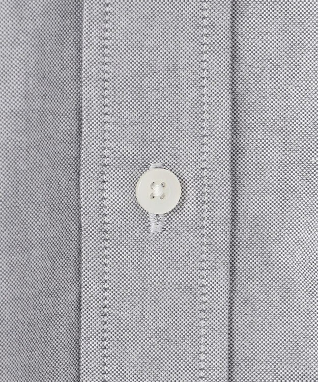 J.PRESS MEN 【WEB・一部店舗限定】オックス バンドカラーシャツ ライトグレー系