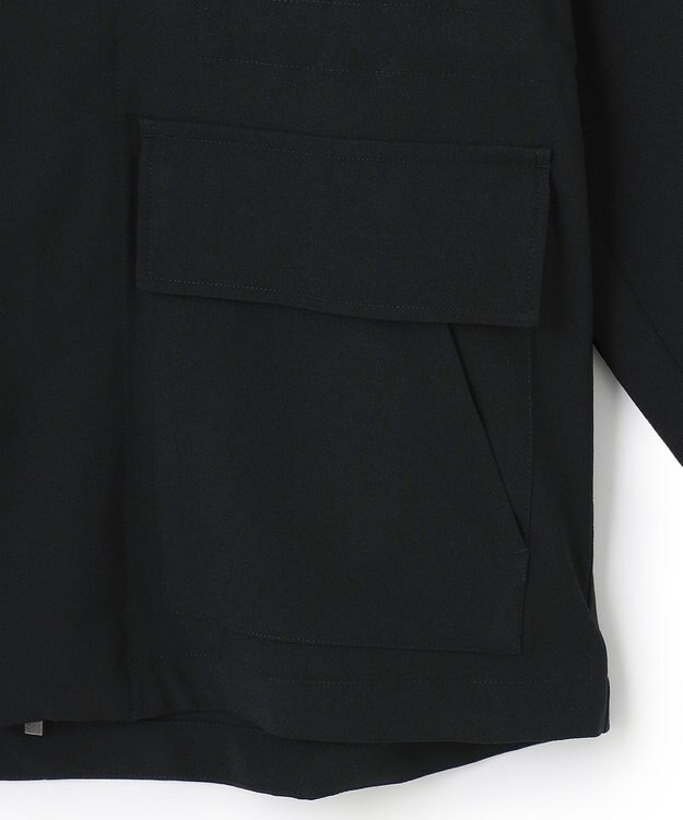 JOSEPH HOMME ライトストレッチアムンゼン ミリタリージャケット ブラック系