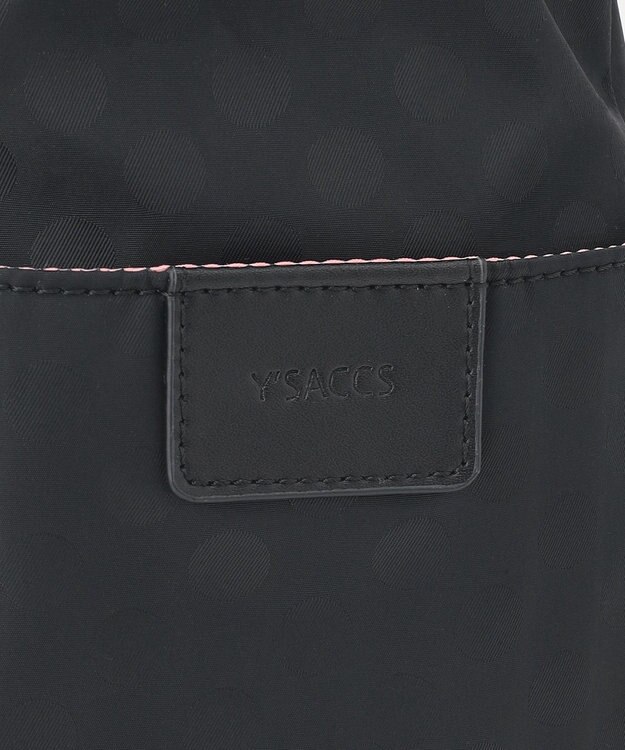 Y'SACCS 小西真奈美×Y'SACCS　Polka Dots ハンドル付きアクティブショルダーバッグ ブラック