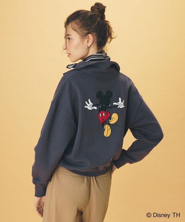 ANY 【ディズニー】ミッキーマウス／レトロスウェット ネイビー