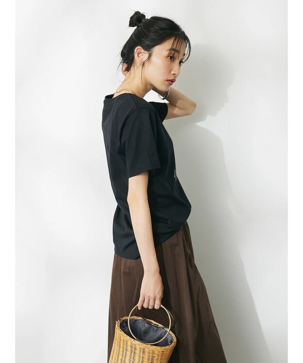 CRAFT STANDARD BOUTIQUE 【ＵＶカット】ＬＡ　ＣＨＡＮＣＥ　ＴＥＥ Black