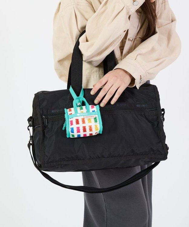 LeSportsac MICRO WEEKENDER CHARM/ハリボーゴールドベアーズミント ハリボーゴールドベアーズミント