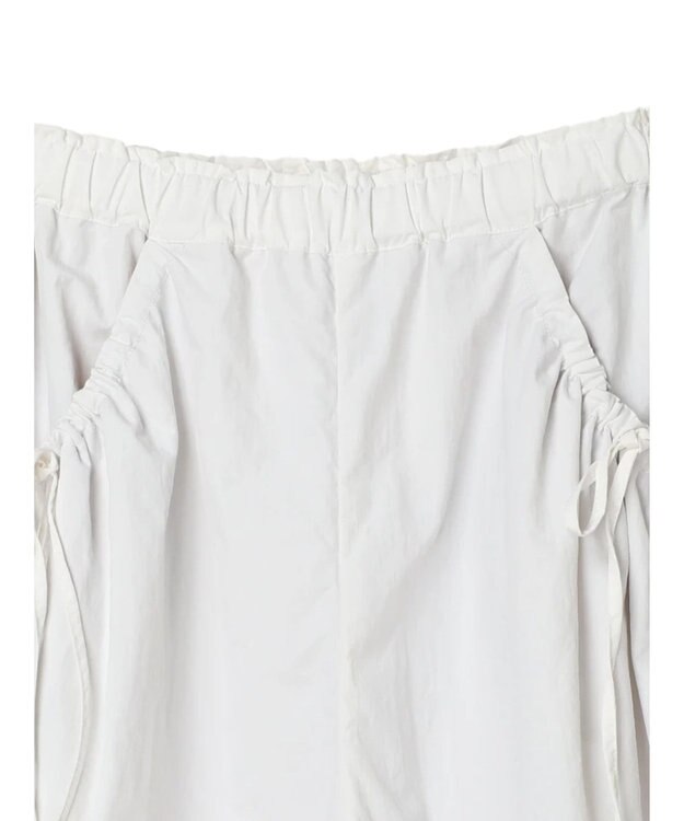 earth music&ecology サイドリボンラインパンツ（Ｏｆｆ　Ｗｈｉｔｅ） Off White