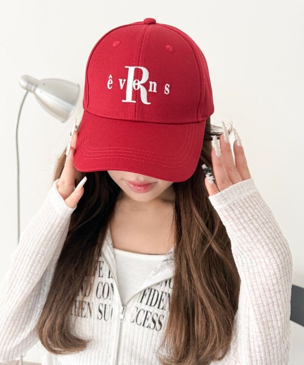 WEGO ツイルロゴキャップ レッド