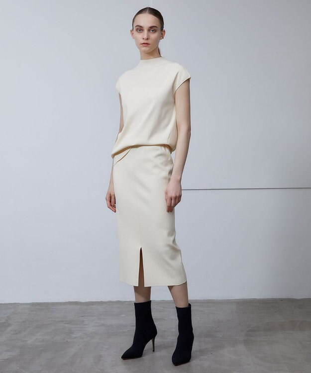 BEIGE， JOSSEY / ニットスカート Vanilla