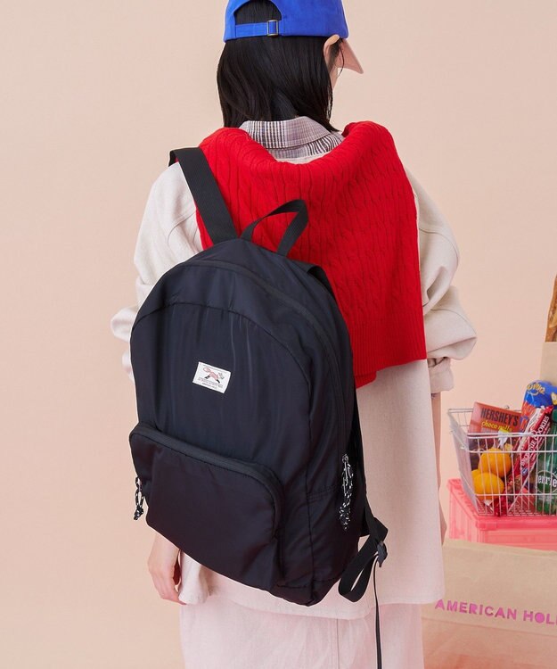 AMERICAN HOLIC 【PENNEY'S】パッカブルリュックサック Black
