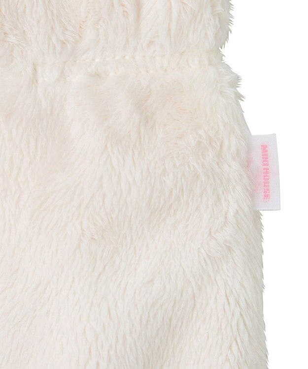 MIKI HOUSE HOT BISCUITS 【ミキハウス】【60-80cm】 マイクロファー カバーオール 白