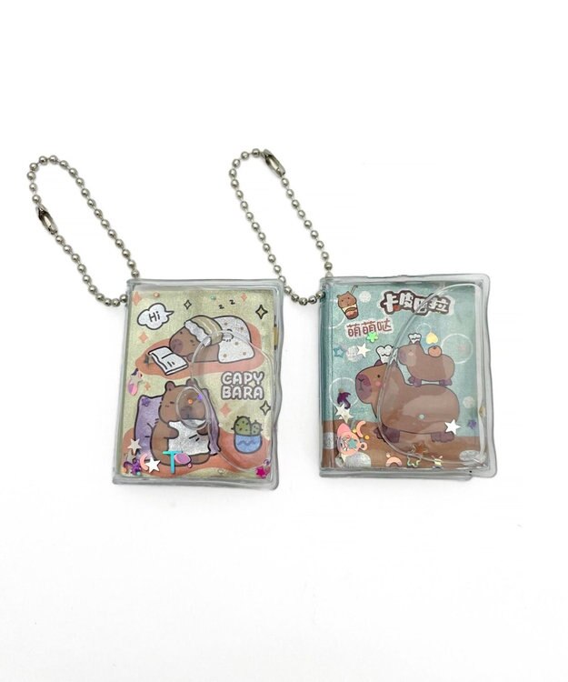 WEGO ボールチェーン付きカピバラステッカーメモ 柄3