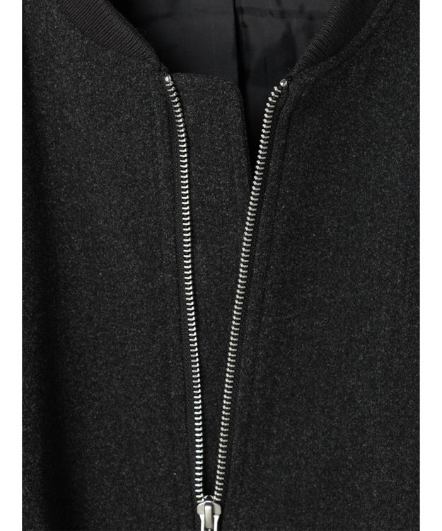 Green Parks ・ＥＬＥＮＣＡＲＥ　ＤＵＥ　ウールライクブルゾン Charcoal Gray