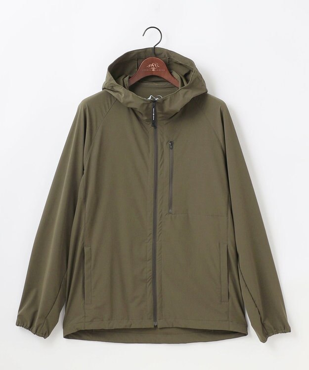 JOSEPH ABBOUD MOUNTAIN 【2wayストレッチ/軽量/ECO撥水】ドライ2wayストレッチ マウンテンパーカー カーキ系