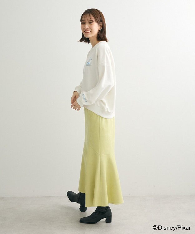 Green Parks トイストーリー／バック刺繍プルオーバー White