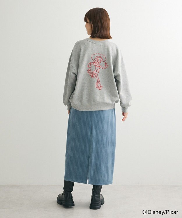 Green Parks トイストーリー／バック刺繍プルオーバー Gray Mixture